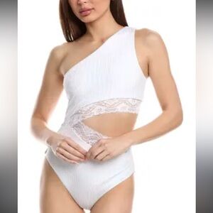 New Beach Riot Celine Ribbed One Piece Swimsuit